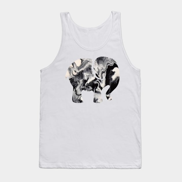 Elephant Abstract Tank Top by jhsells98